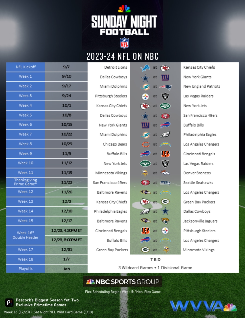 2023-2024 NFL on NBC