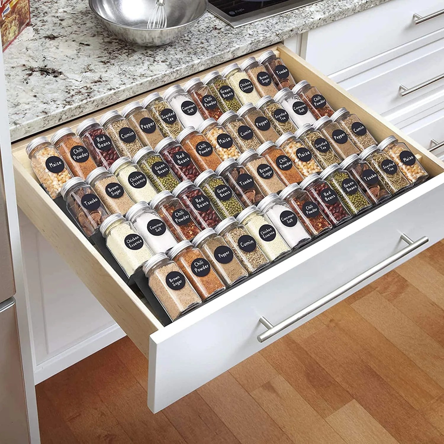 10 of the Best Drawer Spice Racks to Help Organize your Kitchen