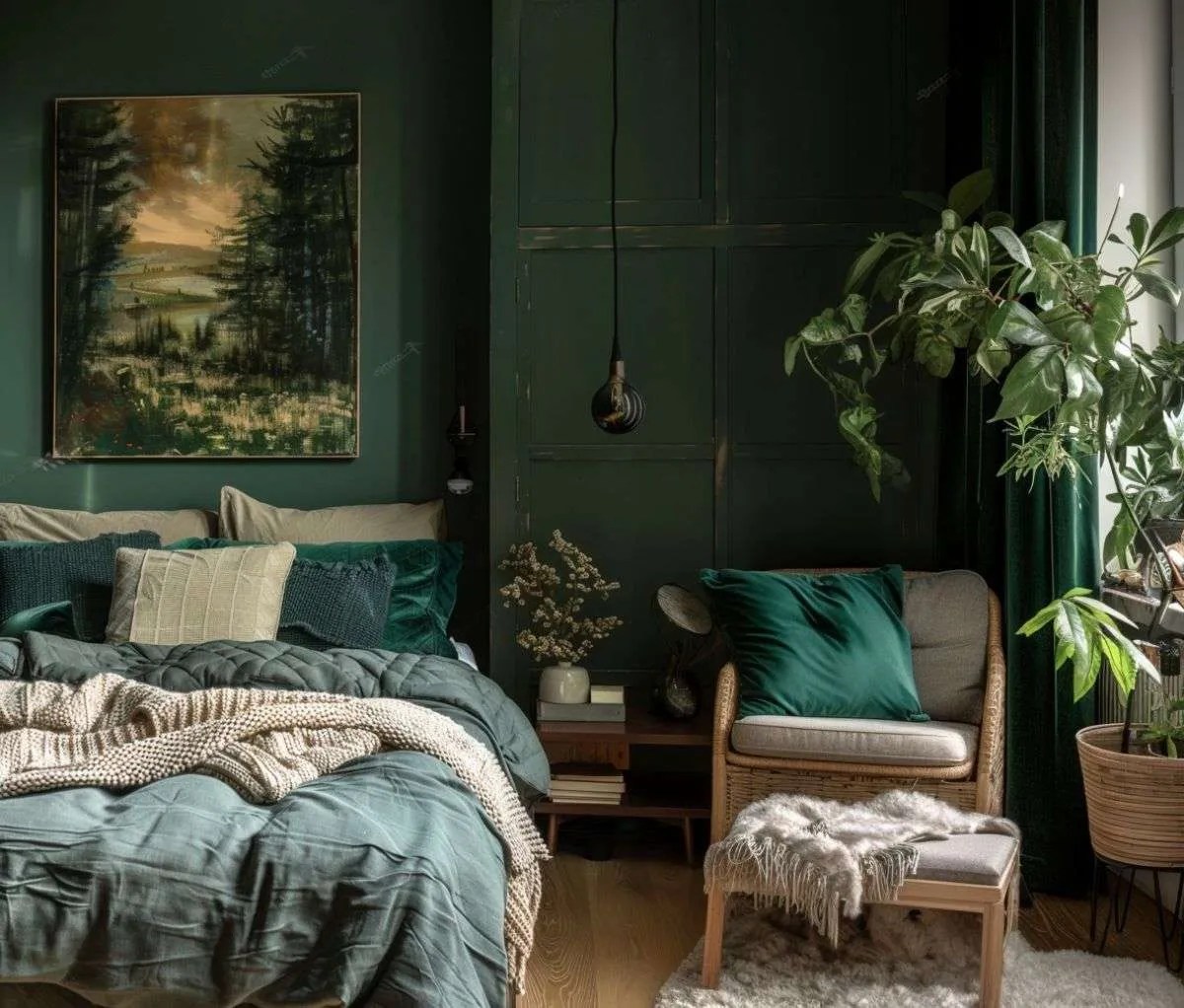 Dark Green Bedroom Ideas – 10 Tips for Designing a Tranquil Space
