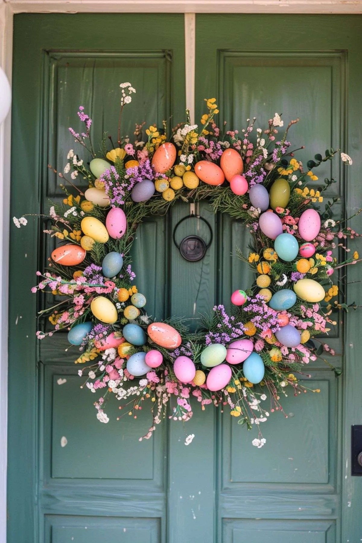 15 Excellent Easter Door Hangers and Decor Ideas for Your Home