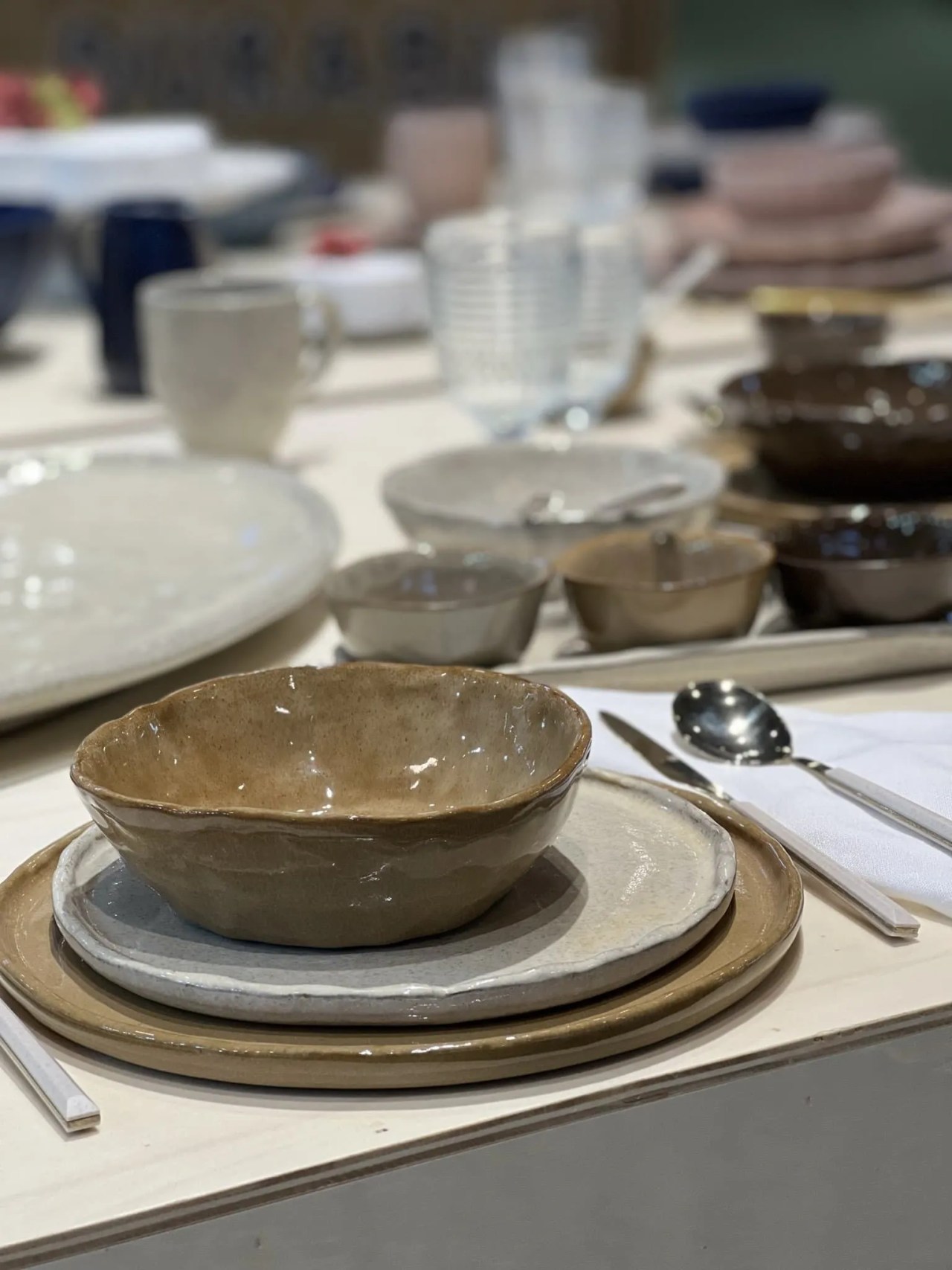 imperfect glazed tableware