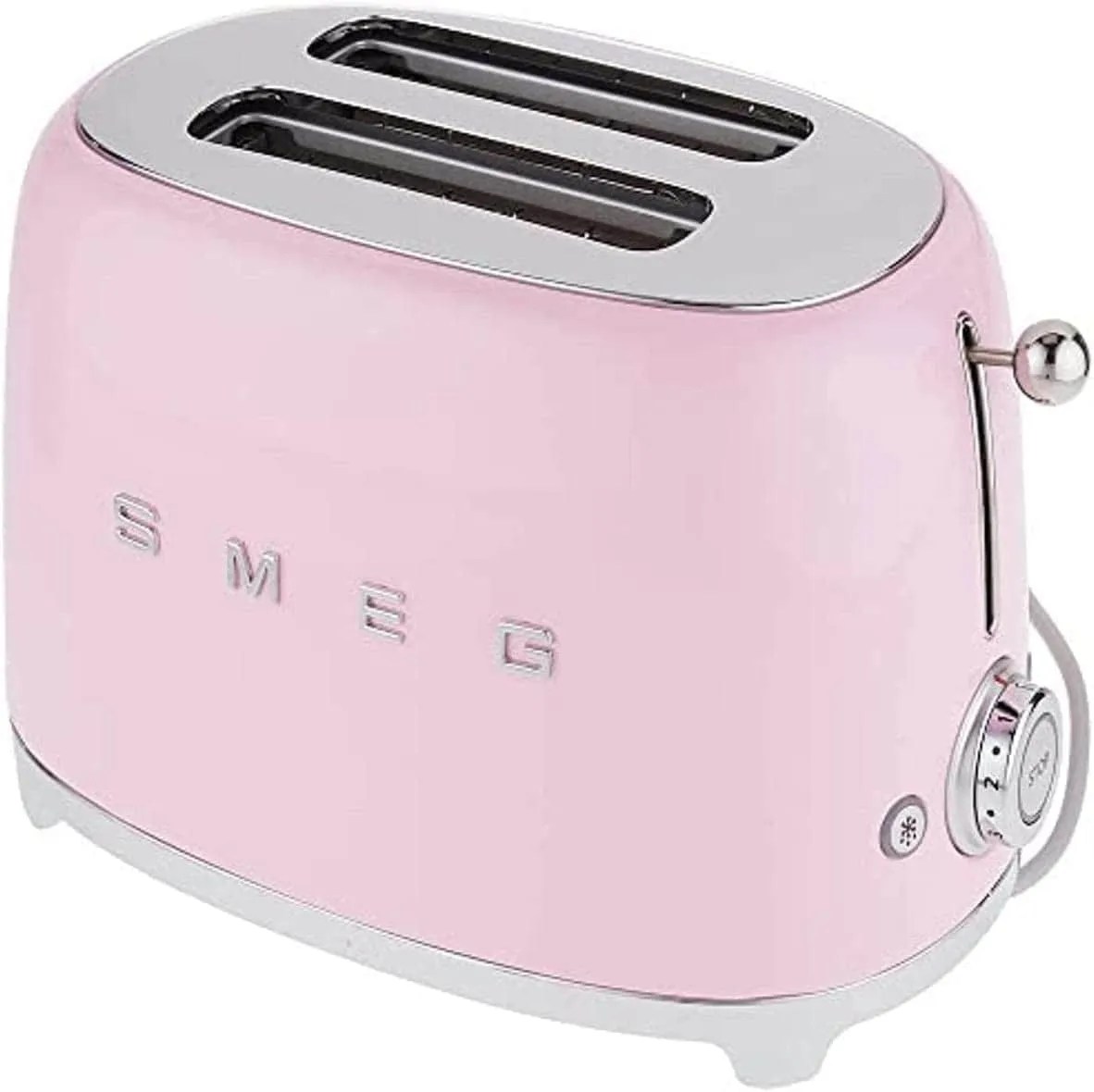Pink Smeg 2 slice toaster