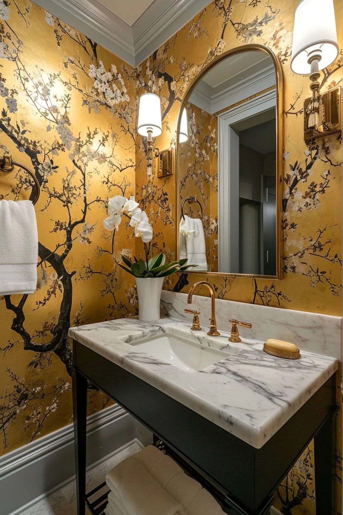 The Benefits of Peel-and-Stick Wallpaper for a Bathroom Design